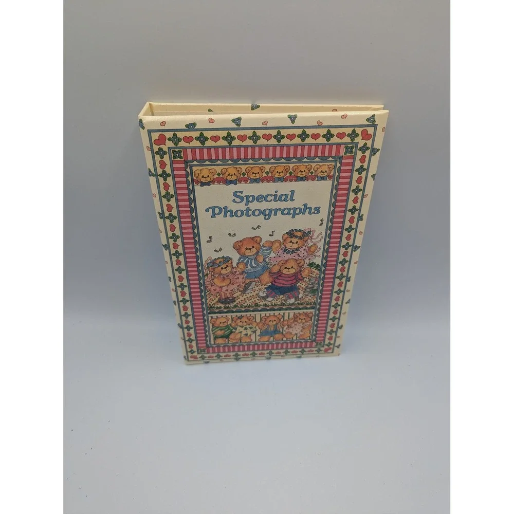 Vintage Gibson Photo Album Lucy Rigg Teddy Bear Baby Ephemera Nursery Cottagecor